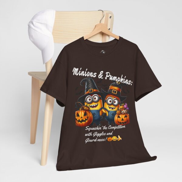 Halloween Minions Tee - Unisex T-Shirt for Festive Fun, Pumpkin Lovers, Autumn Wardrobe, Gifts for Kids & Adults, Halloween Parties - Image 3