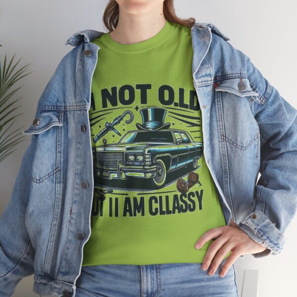 I am not Old, I amd classy Retro Classy Car Tee - Perfect for Car Lovers, Vintage Fans, Birthday Gifts, or Casual Wear, Nostalgia - Image 10