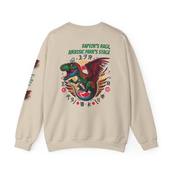 T-Raptor Graphic Sweatshirt, Dinosaur Crewneck Jurrasic Park Sweater, Gift for Dino Lover