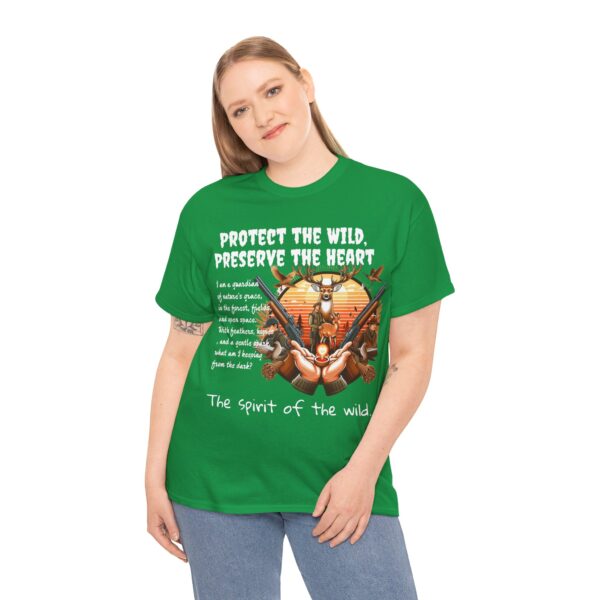 Spirit of the Wild Tee, Nature Lover T-Shirt, Wildlife Conservation Shirt, Eco-Friendly Apparel, Gift for Outdoorsman - Image 4