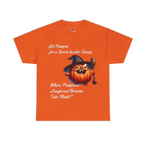 Spook-tacular Pumpkin Tee, Halloween Shirt, Unisex Cotton Tee, Fall Apparel, Ghostly Gathering Outfit, Fun Pumpkin Top - Image 2