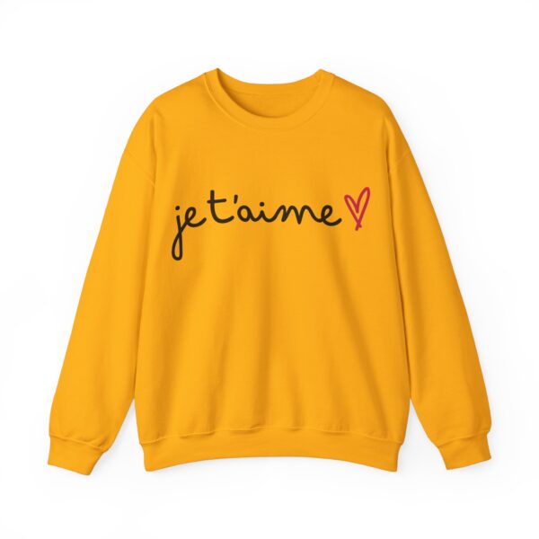 Jet'aime Unisex Crewneck Sweatshirt - Cozy Love Gift, Valentine's Day, Apparel for Friends - Image 10