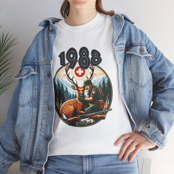 Retro Save Wild Graphic Tee, Vintage 1988 Funny Shirt, Outdoor Lover Apparel Cool Casual Wear