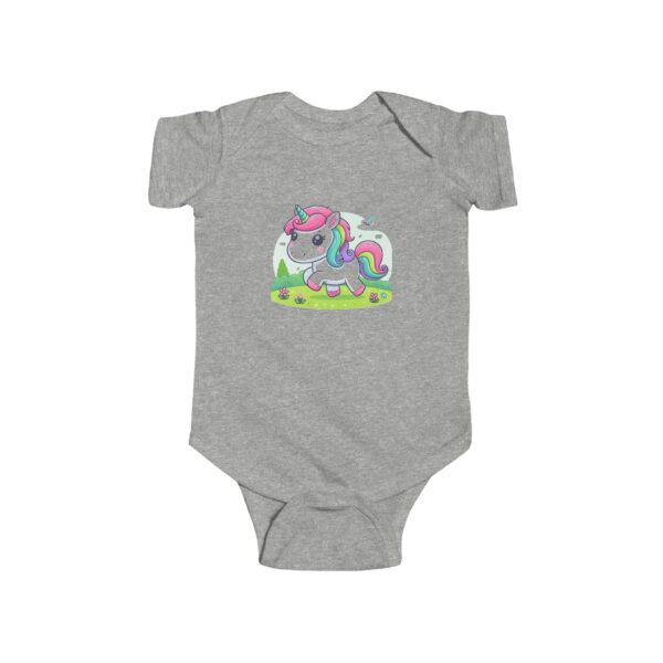 Whimsical Unicorn Baby Bodysuit, Cute Infant Outfit, Baby Shower Gift, Birthday Outfit, Toddler Clothes, Unique Babywear - Image 2