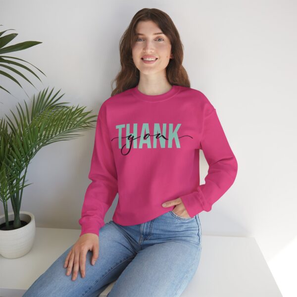 Thank You Crewneck Sweatshirt, Cozy Gift for Him or Her, Birthday, Appreciation, Casual Wear, Unisex Sweatshirt - Image 6