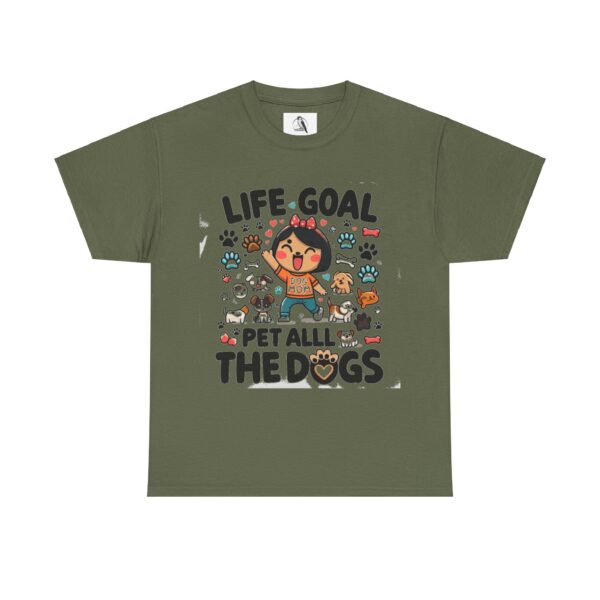Pet Lover Unisex Tee - Life Goal: Pet All the Dogs, Cute Dog Shirt, Animal Lover Gift, Funny T-Shirt - Image 9