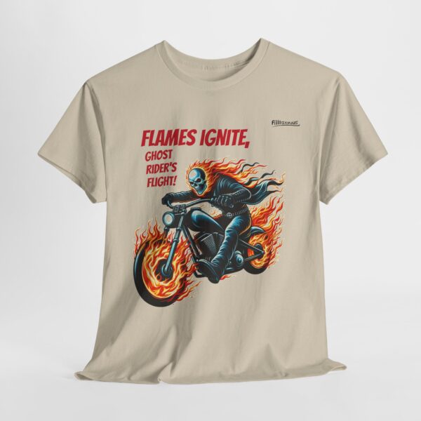 Ghost Rider Vintage Tee, Cool Motorcycle Shirt, Unisex Heavy Cotton Tee, Biker Gift, Festival Apparel, Ghost Rider Merchandise