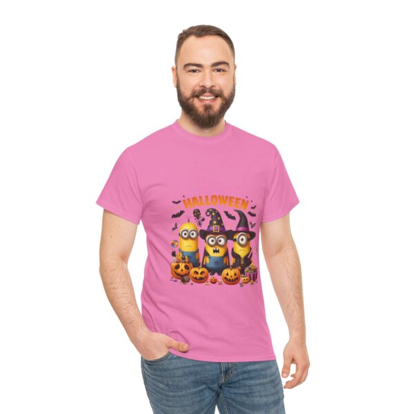 Halloween Minions Unisex Heavy Cotton Tee, Fun Costume Party Shirt, Great for Kids and Adults, Perfect Halloween Gift, Festive Apparel - Image 10