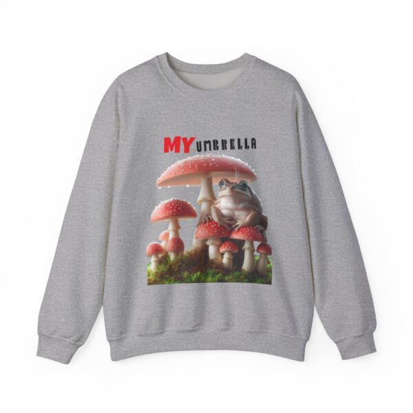 My Umbrella Funny Crewneck Sweatshirt, Cozy Mushroom Sweatshirt, Gifts for Nature Lovers, Cute Sweatshirt for Friends, Unisex Fall Fashion, - Image 7