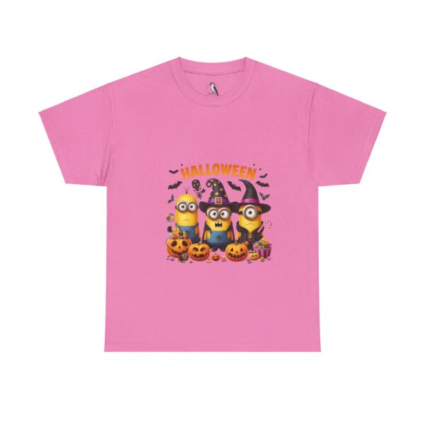 Halloween Minions Unisex Heavy Cotton Tee, Fun Costume Party Shirt, Great for Kids and Adults, Perfect Halloween Gift, Festive Apparel - Image 9