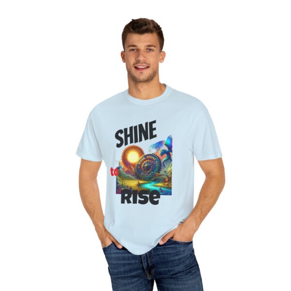 Shine to Rise T-shirt, Colorful Graphic Tee, Motivational Shirt, Unisex Casual Wear, Inspirational Gift - Image 8