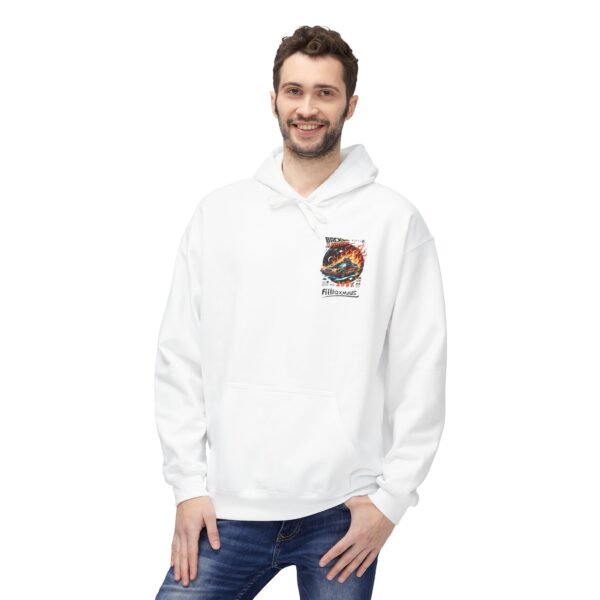 Fleece Hoodie, Future Racing Car Design, Gift for Car Enthusiasts, Trendy Streetwear, Unique Hooded Sweatshirt, Cool Zip-Up Jacket - Image 6