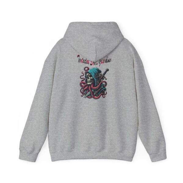 Octopus Pirate Hoodie, Nautical Sweatshirt, Unisex Heavy Blend, Ocean Lover Gift, Halloween Apparel, Unique Graphic Design - Image 8