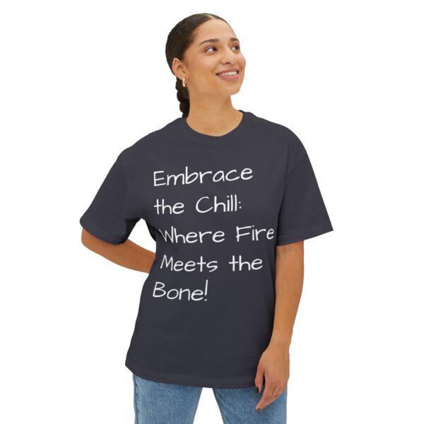 Chill Vibes Oversized Tee, Unisex Graphic T-Shirt, Festival Apparel, Gift for Him and Her, Cozy Casual Wear - Image 11