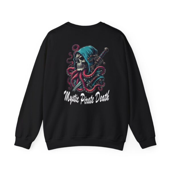 Octopus Skull Guardian Sweatshirt, Unisex Crewneck, Gothic Style Apparel, Trendy Fashion for Halloween, Unique Gift Idea - Image 2