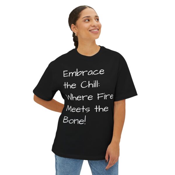 Chill Vibes Oversized Tee, Unisex Graphic T-Shirt, Festival Apparel, Gift for Him and Her, Cozy Casual Wear - Image 7