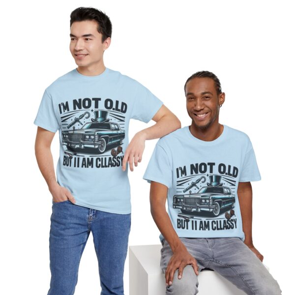 I am not Old, I amd classy Retro Classy Car Tee - Perfect for Car Lovers, Vintage Fans, Birthday Gifts, or Casual Wear, Nostalgia - Image 2