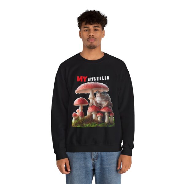My Umbrella Funny Crewneck Sweatshirt, Cozy Mushroom Sweatshirt, Gifts for Nature Lovers, Cute Sweatshirt for Friends, Unisex Fall Fashion, - Image 6
