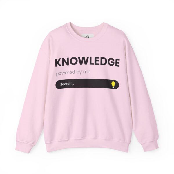 Knowledge Powered Crewneck Sweatshirt, Graphic t-shirt, Motivational Apparel, Educational Inspiration - Image 7