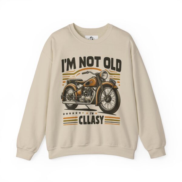 Vintage Motorcycle Humor Sweatshirt, Fun Gift for Riders, Perfect for Birthdays, Casual Style, Unisex Crewneck - Image 5