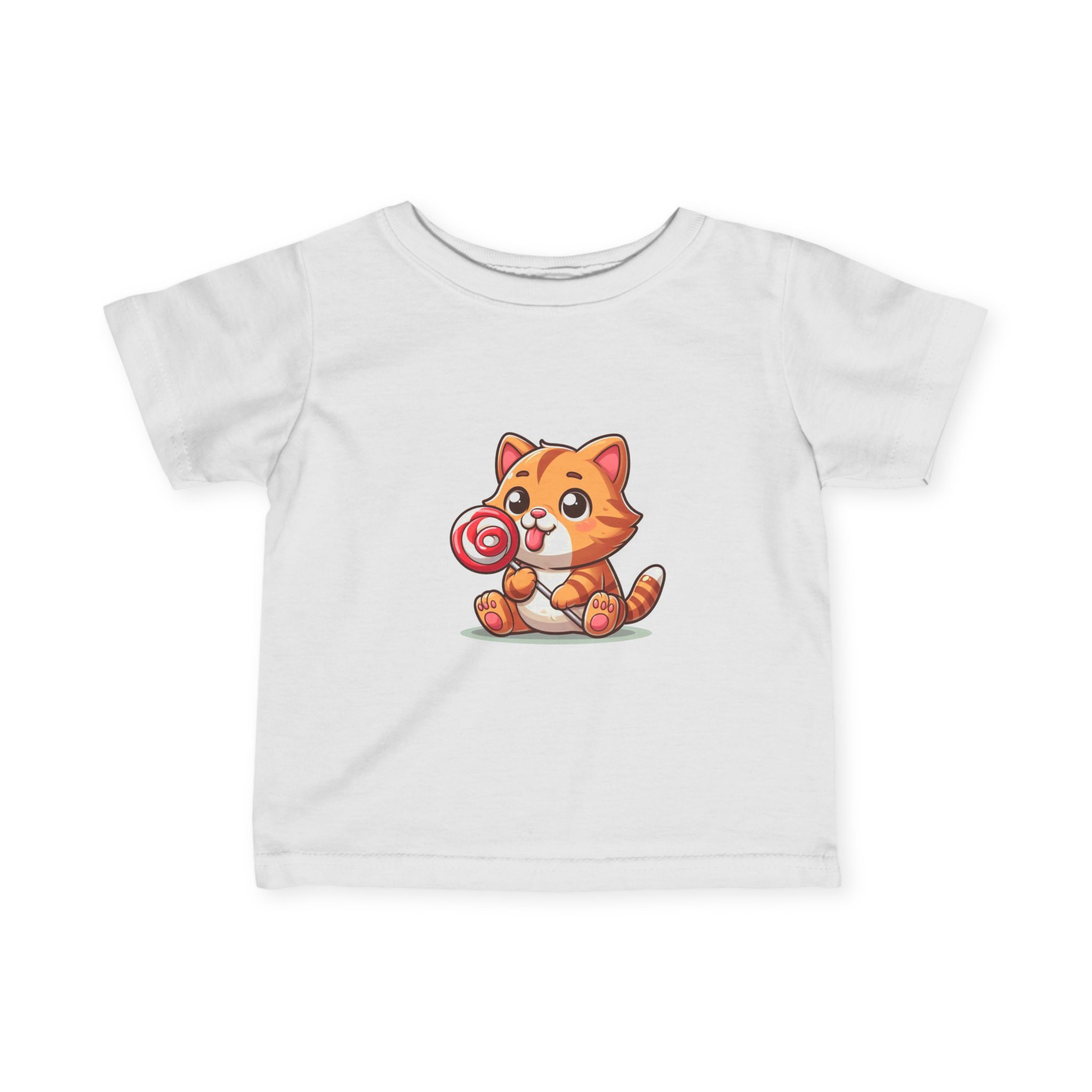 Cute Kitten Infant Tee, Adorable Baby Shirt, Cat Lover Gift, Toddler T-Shirt, Playful Infant Apparel, Perfect for Birthdays - Image 3