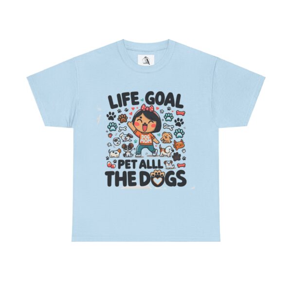 Pet Lover Unisex Tee - Life Goal: Pet All the Dogs, Cute Dog Shirt, Animal Lover Gift, Funny T-Shirt - Image 4