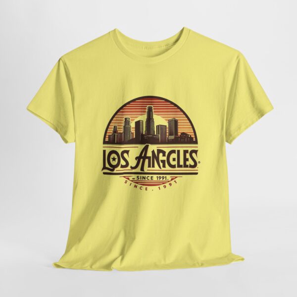 Los Angeles Vintage Graphic Tee, Gifts for Travel Lovers, LA Cityscape Shirt, Unisex Casual Wear, Retro Style T-shirt - Image 2