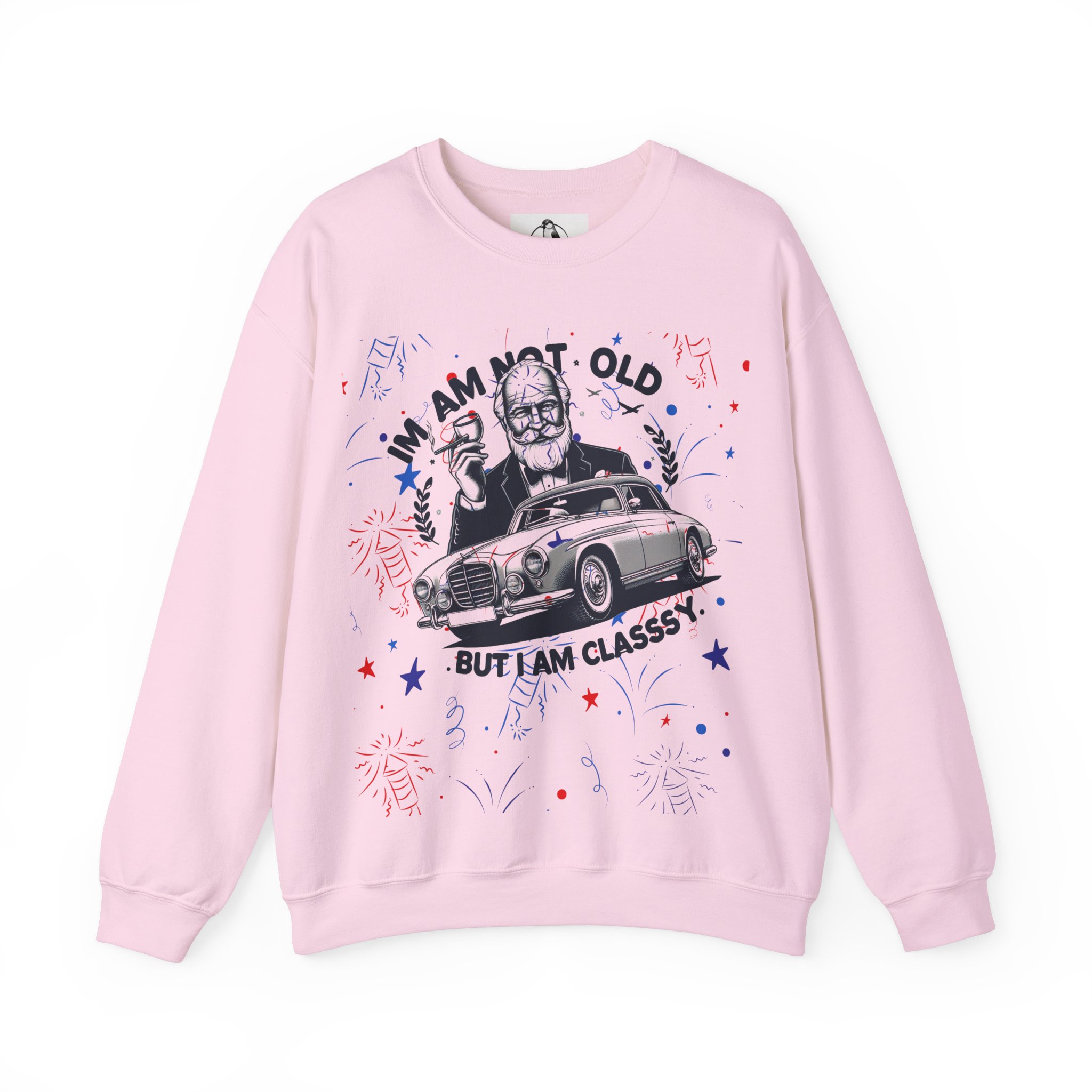 Classy Car Design Unisex Sweatshirt, Funny Graphic Crewneck Jumper, Vintage Vehicle Theme Pullover Top, Cool Gift for Car Lovers, Automotive - Image 3