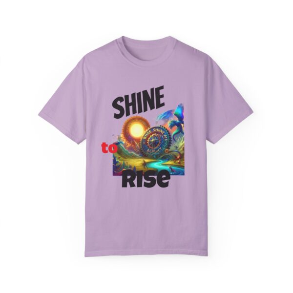Shine to Rise T-shirt, Colorful Graphic Tee, Motivational Shirt, Unisex Casual Wear, Inspirational Gift - Image 13