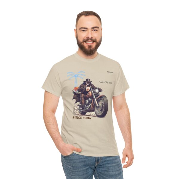 Undertaker Motorcycle Tee, Harley davidson vintage tee, Biker T-Shirt, Heavy Cotton Shirt, Unisex Graphic Top, Gothic Clothing - Image 6