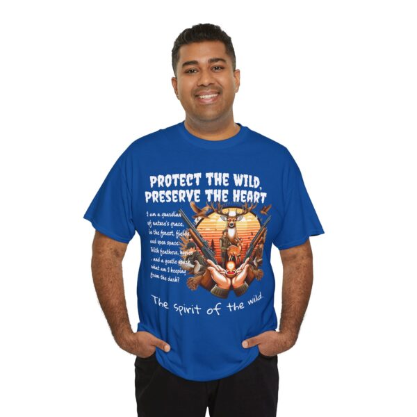 Spirit of the Wild Tee, Nature Lover T-Shirt, Wildlife Conservation Shirt, Eco-Friendly Apparel, Gift for Outdoorsman - Image 6