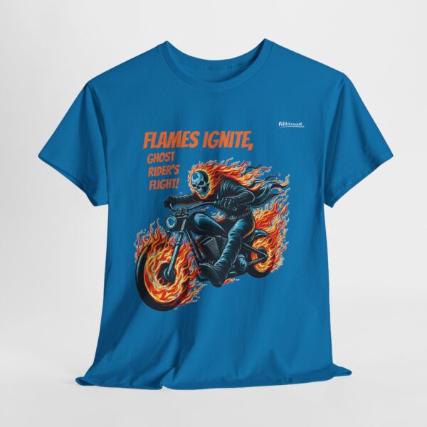 Ghost Rider Vintage Tee, Cool Motorcycle Shirt, Unisex Heavy Cotton Tee, Biker Gift, Festival Apparel, Ghost Rider Merchandise - Image 9