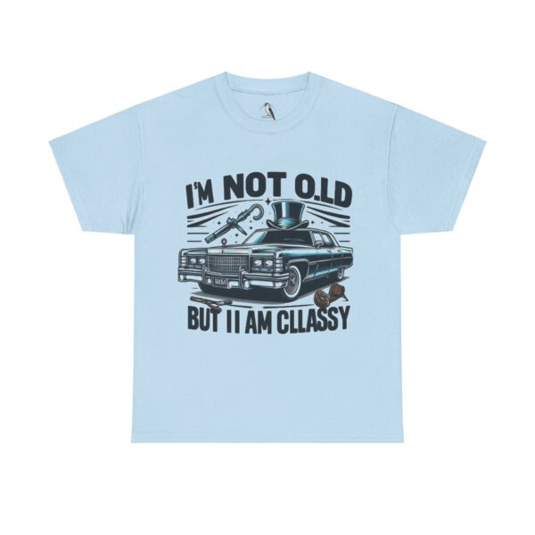 I am not Old, I amd classy Retro Classy Car Tee - Perfect for Car Lovers, Vintage Fans, Birthday Gifts, or Casual Wear, Nostalgia