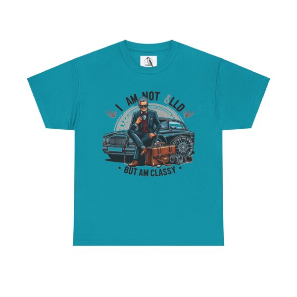 Classy Statement Tee - I Am Not Old But Am Classy, Cool Graphic T-Shirt for Men, Unisex Tee for Gifts, Retro Style Apparel, Casual Wear - Image 6