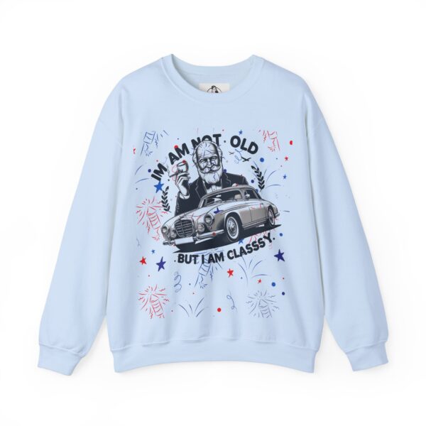Classy Car Design Unisex Sweatshirt, Funny Graphic Crewneck Jumper, Vintage Vehicle Theme Pullover Top, Cool Gift for Car Lovers, Automotive