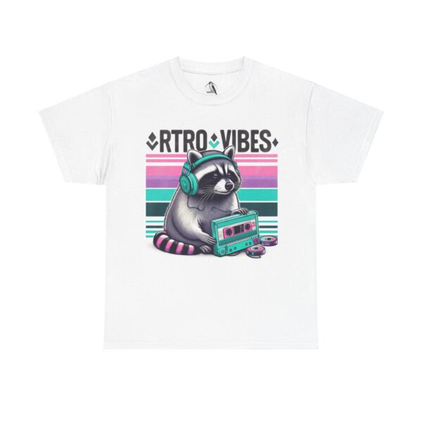 Retro Raccoon Tee, Fun Graphic Shirt for Animal Lovers, Perfect for Casual Outings, Gift for Birthdays or Retro Parties - Image 7