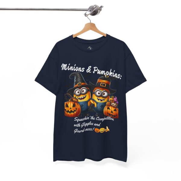 Halloween Minions Tee - Unisex T-Shirt for Festive Fun, Pumpkin Lovers, Autumn Wardrobe, Gifts for Kids & Adults, Halloween Parties - Image 7