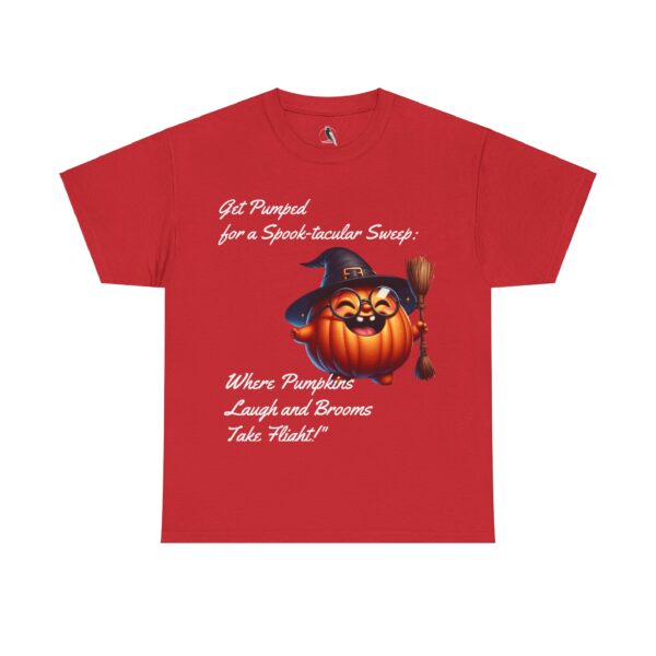 Spook-tacular Pumpkin Tee, Halloween Shirt, Unisex Cotton Tee, Fall Apparel, Ghostly Gathering Outfit, Fun Pumpkin Top - Image 3