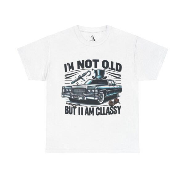 I am not Old, I amd classy Retro Classy Car Tee - Perfect for Car Lovers, Vintage Fans, Birthday Gifts, or Casual Wear, Nostalgia - Image 6