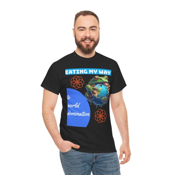Quirky frog Earthly Humor Tee, Unisex Cotton Shirt, Eco-Friendly Gift, Fun Graphic Tee - Image 4