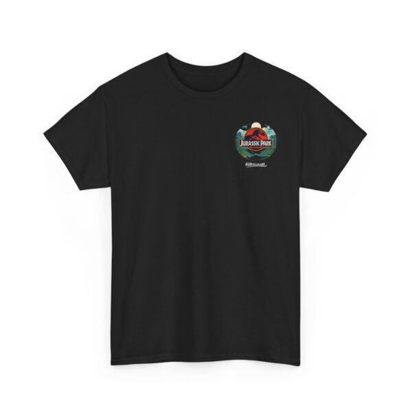 Jurassic Park Unisex Heavy Cotton Tee | Dino Lover Gift, Movie Merchandise, Theme Park Apparel - Image 3