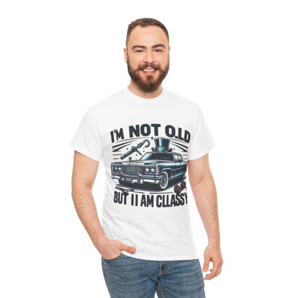 I am not Old, I amd classy Retro Classy Car Tee - Perfect for Car Lovers, Vintage Fans, Birthday Gifts, or Casual Wear, Nostalgia - Image 7