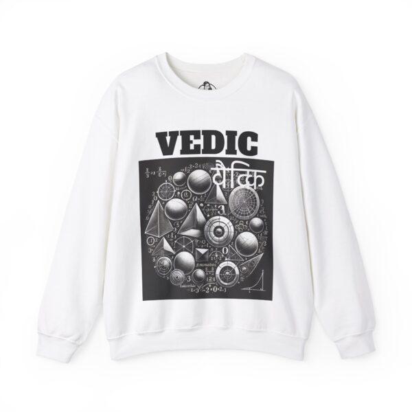Vedic Geometry Crewneck Sweatshirt, Spiritual Fashion, Gift for Yogis, Cozy Layer, Graphic Sweatshirt, Meditation Apparel - Image 8