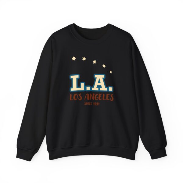 Los Angeles Stars Unisex Crewneck Sweatshirt - Cozy Fashion for LA Lovers, Gift for Travelers, Casual Chic, Spring Style, Every Day Wear - Image 7