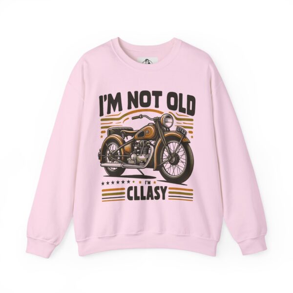 Vintage Motorcycle Humor Sweatshirt, Fun Gift for Riders, Perfect for Birthdays, Casual Style, Unisex Crewneck - Image 4