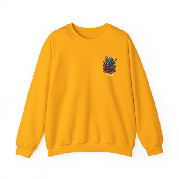 Octopus Skull Guardian Sweatshirt, Unisex Crewneck, Gothic Style Apparel, Trendy Fashion for Halloween, Unique Gift Idea - Image 3
