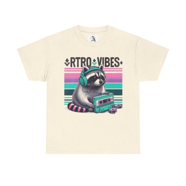 Retro Raccoon Tee, Fun Graphic Shirt for Animal Lovers, Perfect for Casual Outings, Gift for Birthdays or Retro Parties - Image 3