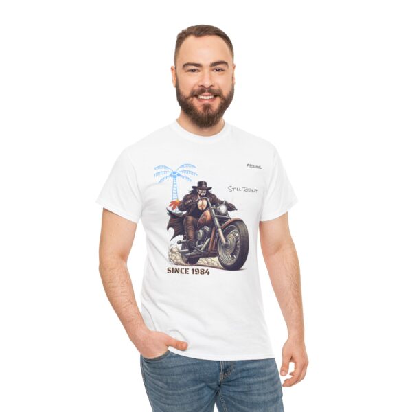 Undertaker Motorcycle Tee, Harley davidson vintage tee, Biker T-Shirt, Heavy Cotton Shirt, Unisex Graphic Top, Gothic Clothing - Image 4