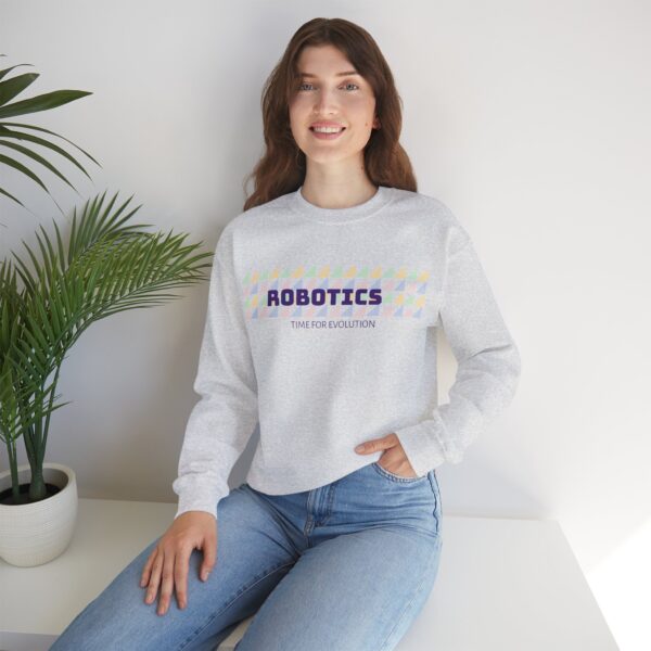 Robotics Crewneck Sweatshirt, Unisex Sweater for Tech Enthusiasts, Perfect Gift for STEM Lovers, Casual Wear, Robotics Themed - Image 6