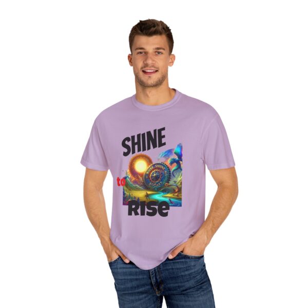 Shine to Rise T-shirt, Colorful Graphic Tee, Motivational Shirt, Unisex Casual Wear, Inspirational Gift - Image 16